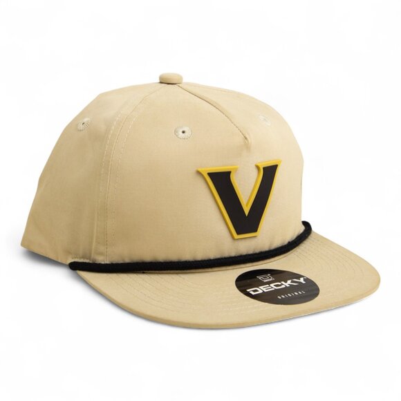 Vanderbilt Commodores Black 3D Classic Rope Hat- Birch/ Black - Picture 1 of 3